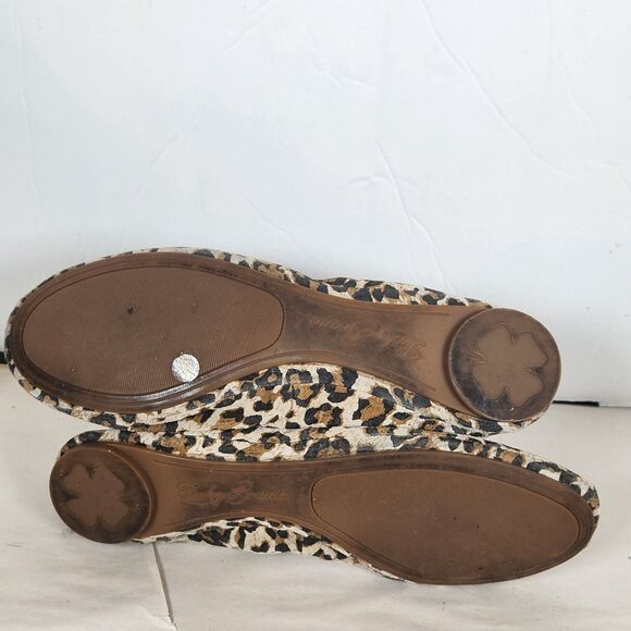 Lucky Brand Emmie Ballet Flats Animal Print Size 7 casual school office festival - Picture 7 of 11